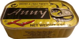 Sardines à l'huile pimentée Anny